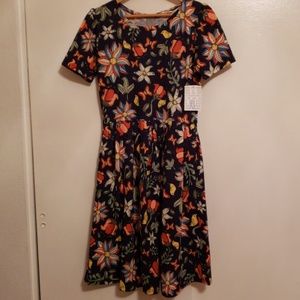 NWT Lularoe Amelia Dress XL Multicolor Floral